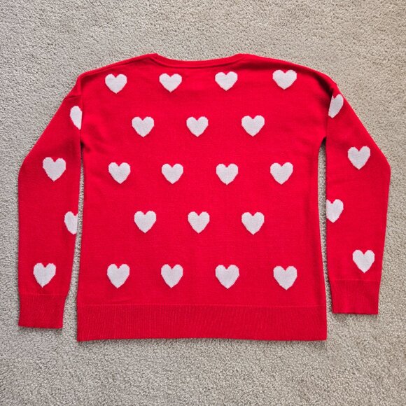 NWOT Christian Siriano 100% Cashmere Heart Sweater - Picture 15 of 15